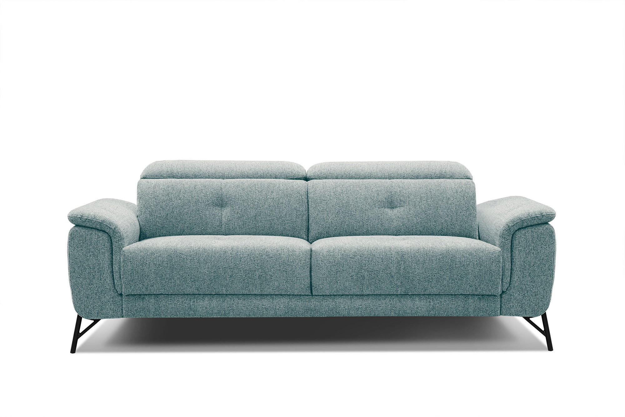 SOFA AVENA 3-Sitzer, mintgrün - Mintgrün, Holzwerkstoff/Textil (204/80/108cm) - Courtois Laville