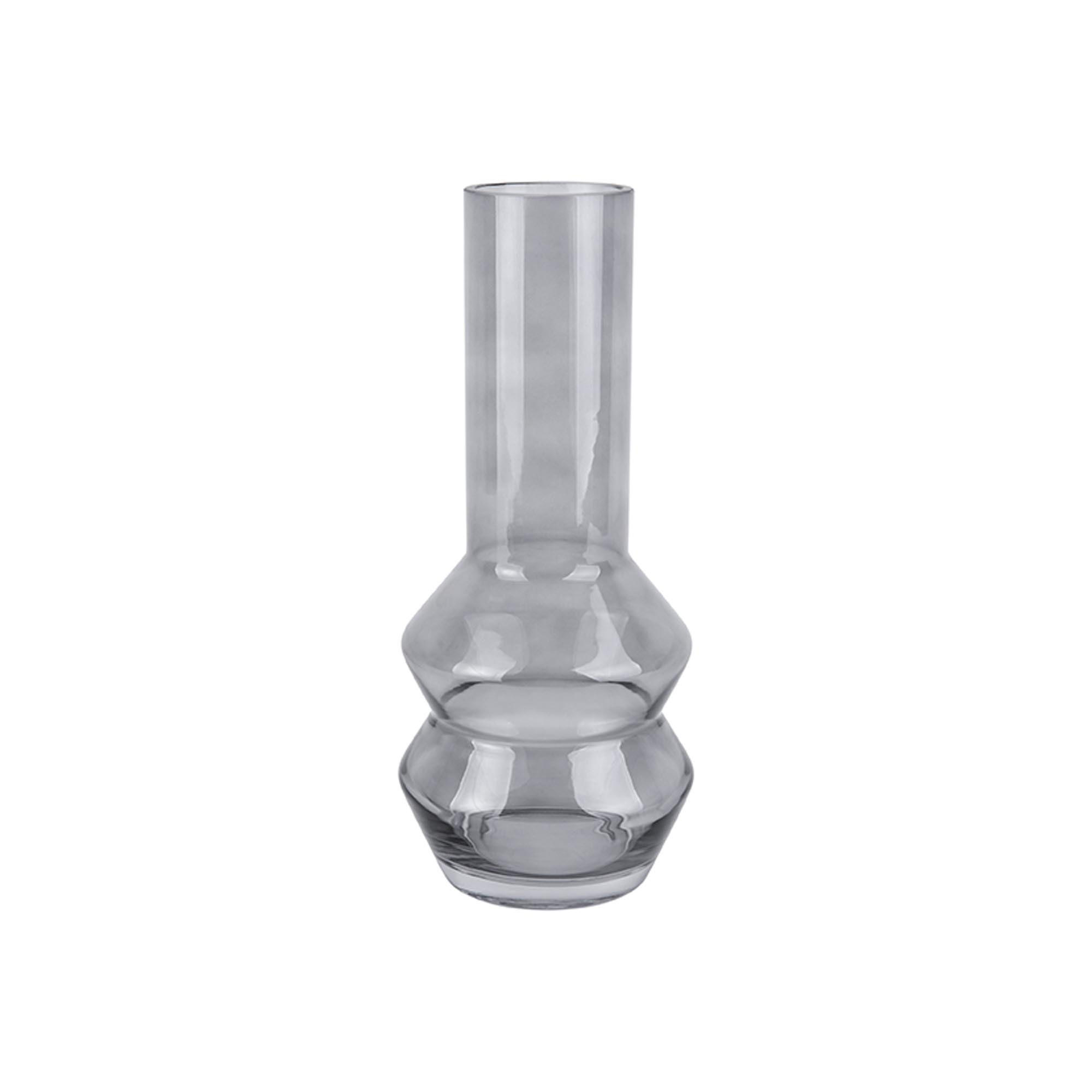VASE Blush Grau 13/13/30 cm - Grau, Glas (13/30cm) - Present Time