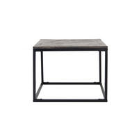 BEISTELLTISCH 60x60 cm Grau aus Mangoholz massiv - Grau, Holz (60/60/60cm) - WOMO-DESIGN