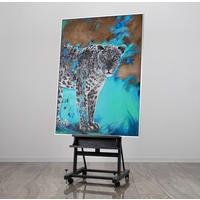 GEMÄLDE Geschick und Stärke Schattenfugenrahmen Weiß 120x80 cm - Weiß, Holz (120/80cm) - YS-art gallery