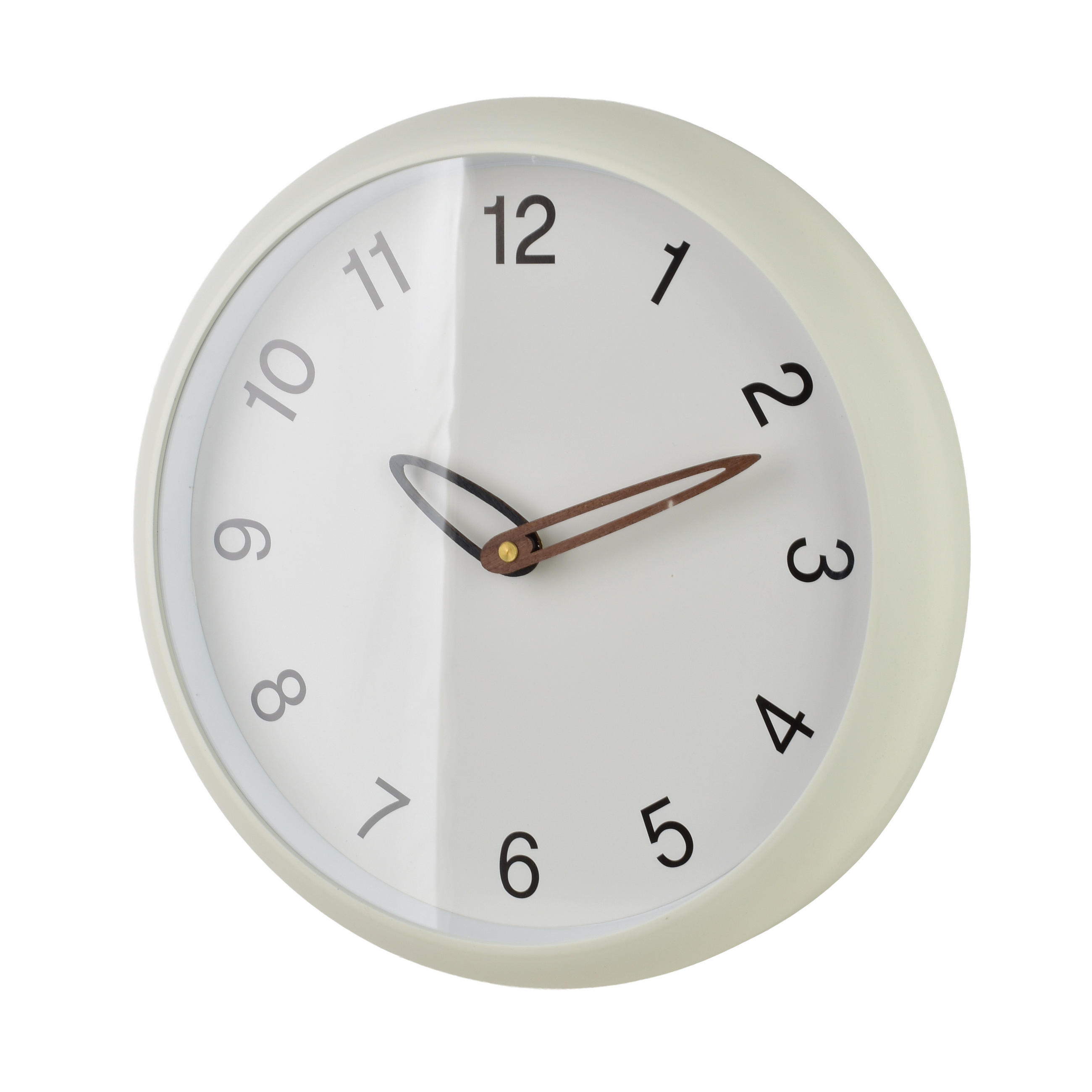 WANDUHR Ramsey Weiß 30x30x4,5 cm Kunststoff - Weiß, Kunststoff (4.5/30/30cm) - Mondex