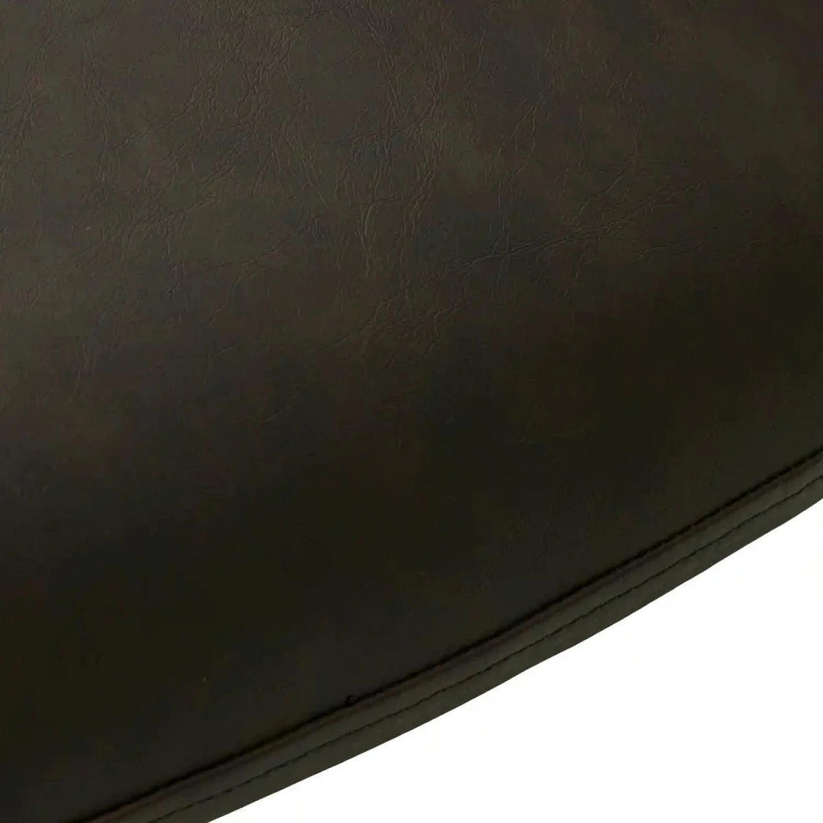 ARMLEHNSTUHL-SET 6 Stück in Kunstleder Dunkelbraun - Schwarz/Braun, Textil/Metall (61/86/64cm) - Furnhouse