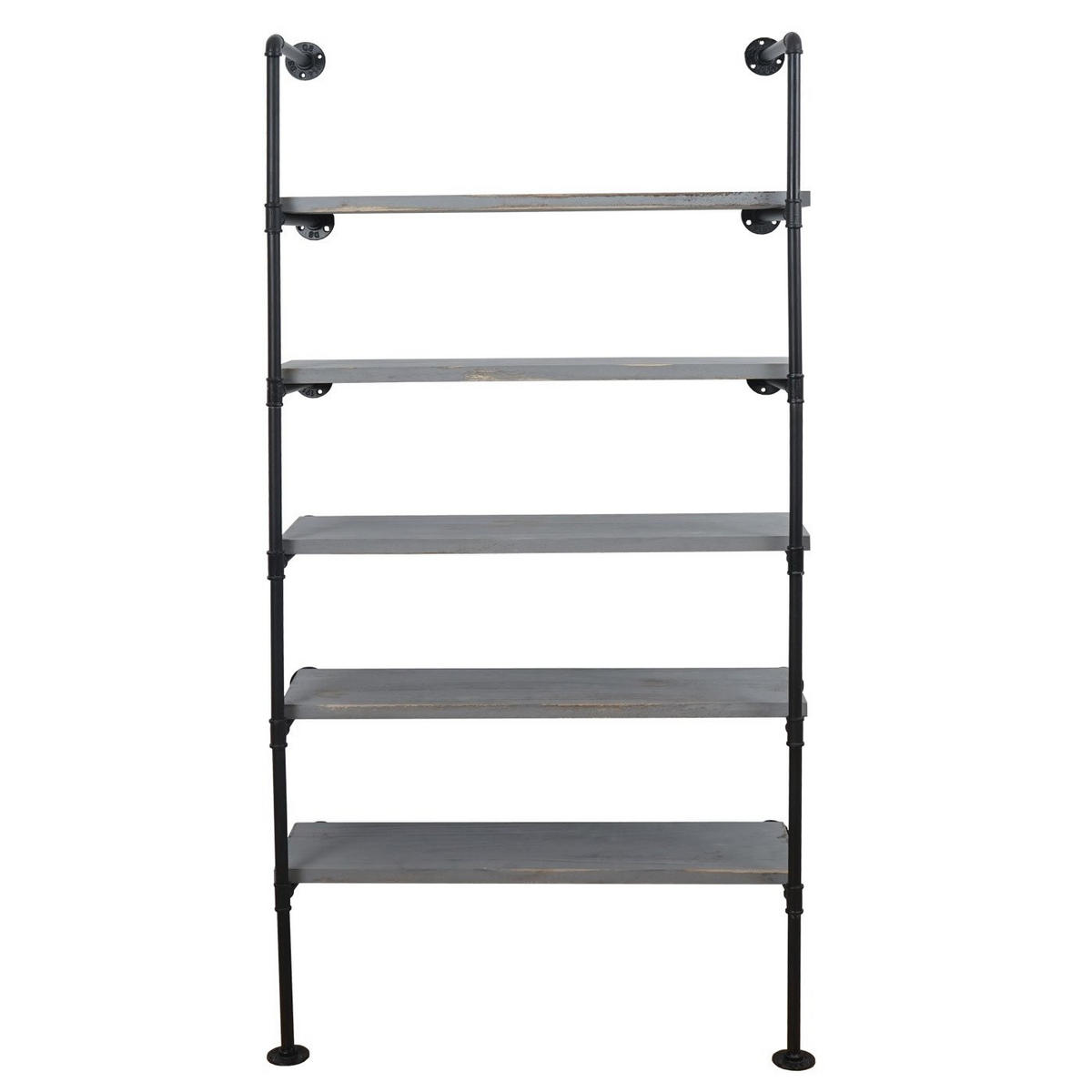 STANDREGAL Grau - Grau, Holz (80/165/28cm) - MCW