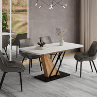 JÍDELNÍ STŮL Fenaro Bílý/zlatý dub - bílá/medově dubová, kompozitní dřevo (80/120/77.4cm) - Vicco