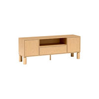 TV-LOWBOARD Sanden SN-6 160 x 61,6 x 40,6 cm Eiche Bookmatch - Eichefarben, Holz/Holzwerkstoff (160/61.6/40.6cm) - Koseto
