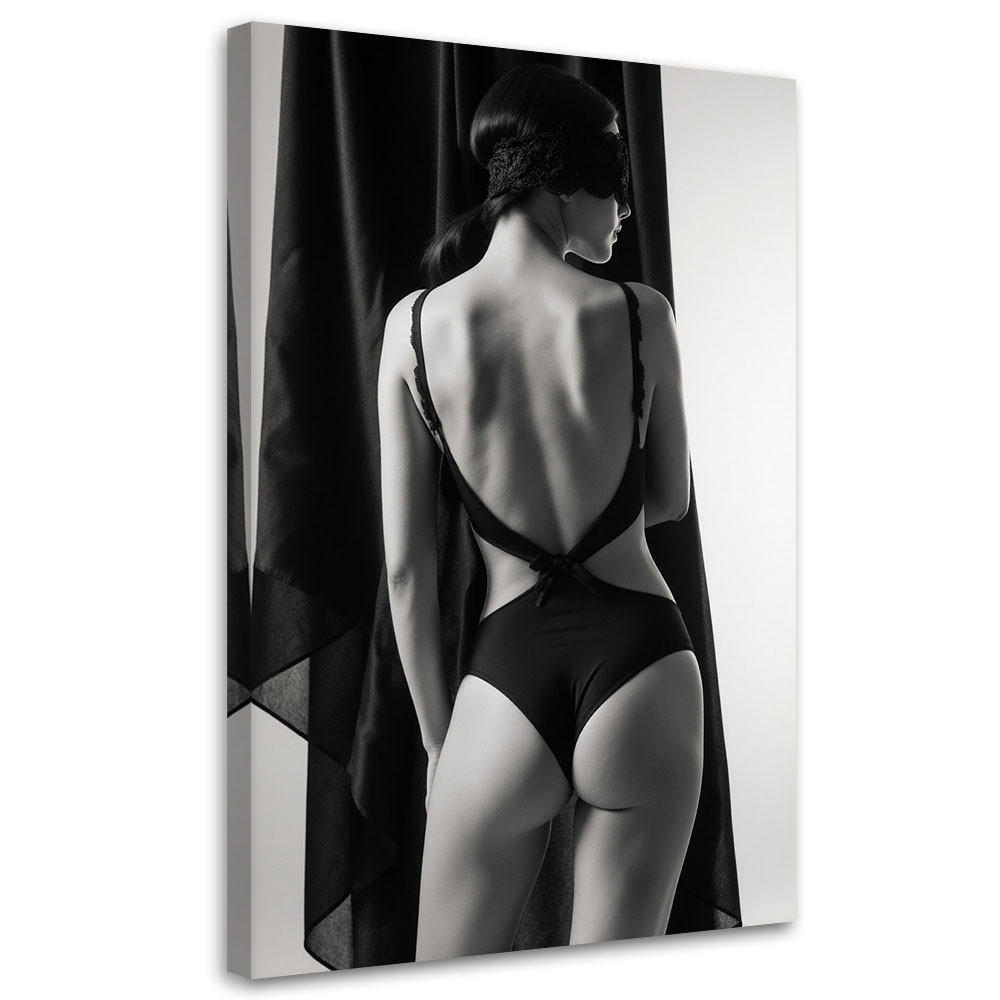 Feeby Wandbild, Schwarz 70x100 cm