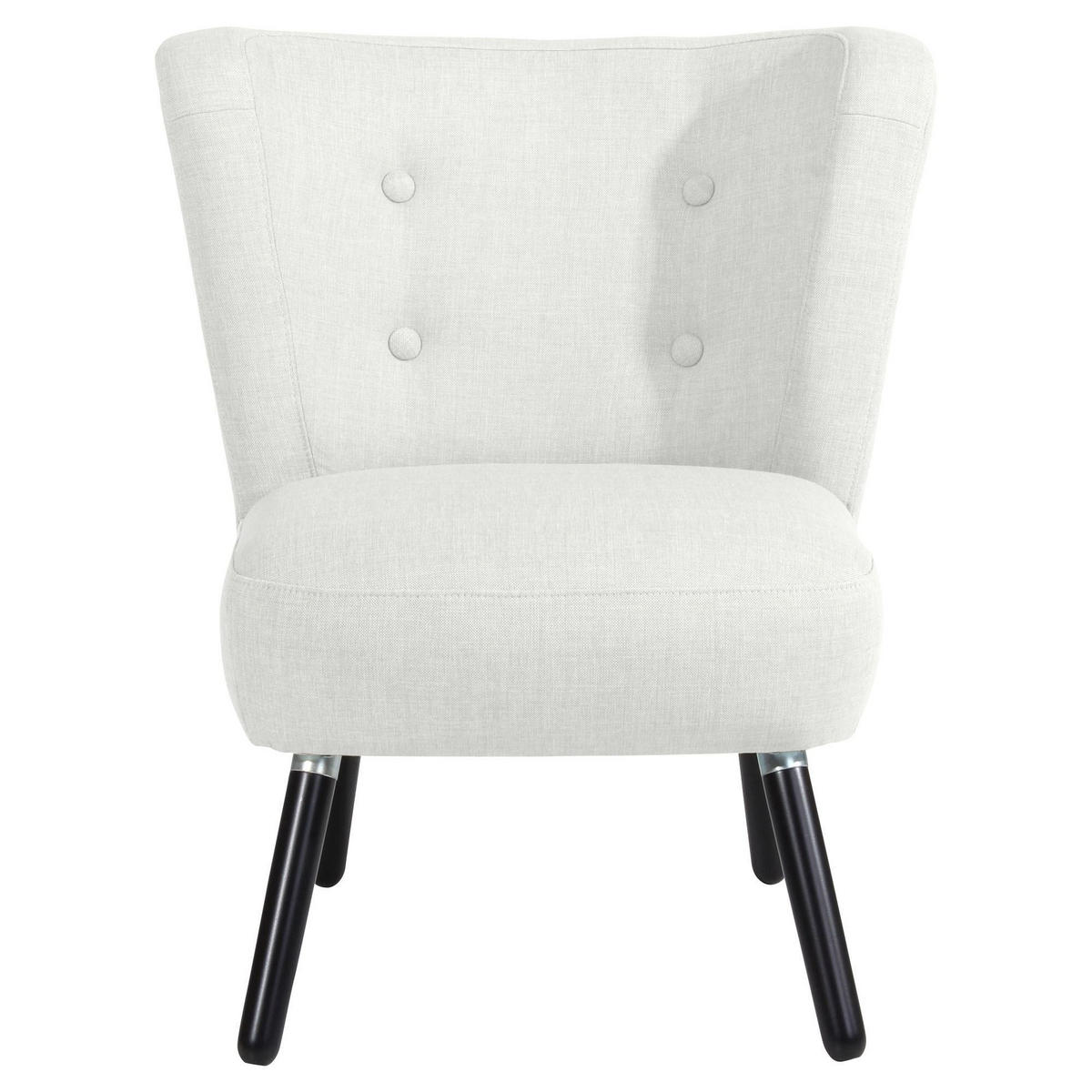 SESSEL Kassi Bezug Flachgewebe Buche schwarz / weiß - Weiß, Kunststoff (69/80/68cm) - 58aufmkessel