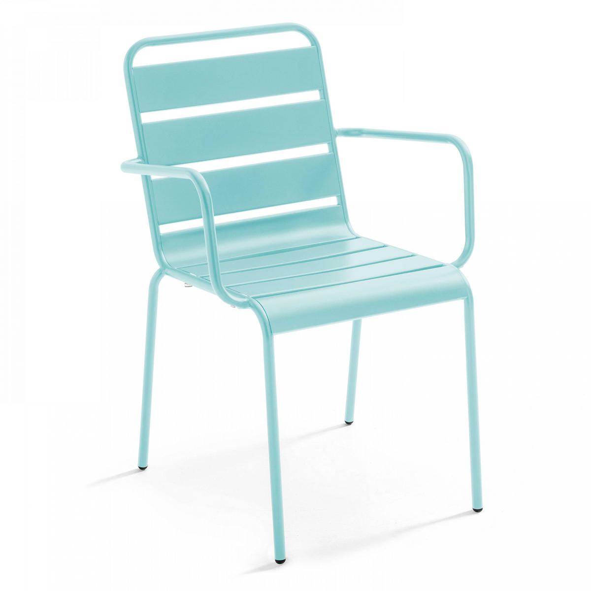 GARTENSET 9-tlg., Türkisblau - Hellblau, Metall - Oviala