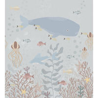 FOTOTAPETE Unterwasserwelt 250 x 279 cm - Blau, Papier (250/279cm) - ESTAhome