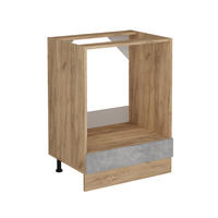 Honigeiche/Grau, Holzwerkstoff (60/81.6/46cm) - Vicco