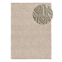 HANDWEBTEPPICH Handgefertigt Creme Pamuk 120/170 cm - Creme, Naturmaterialien/Naturmaterialen (120/170cm) - Atticgo