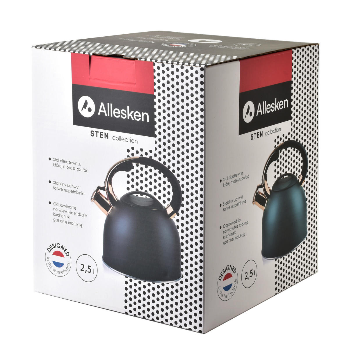 WASSERKESSEL 2,5L Sten - Silberfarben, Metall (19.5cm) - Mondex