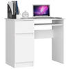 SCHREIBTISCH Weiß 90x50x77 cm - Weiß, Holzwerkstoff (50/90/77cm) - Akord