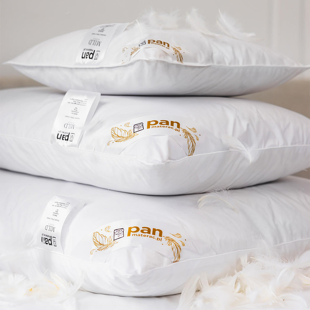DAUNENKISSEN Mild - Weiß, Textil (50/70cm) - Mr Mattress