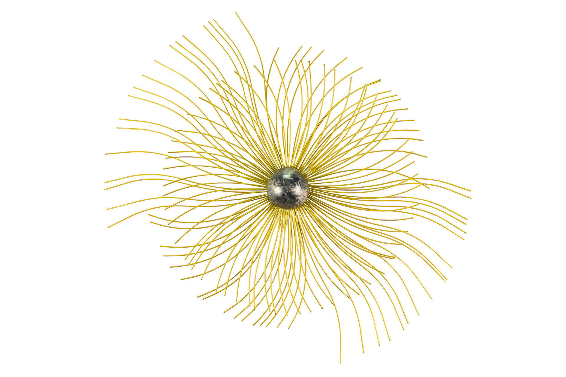 WANDDEKO Gold 80/65 cm - Goldfarben, Metall (2.46/65/11cm) - KUNSTLOFT