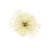 WANDDEKO Gold 80/65 cm - Goldfarben, Metall (80/65/11cm) - KUNSTLOFT