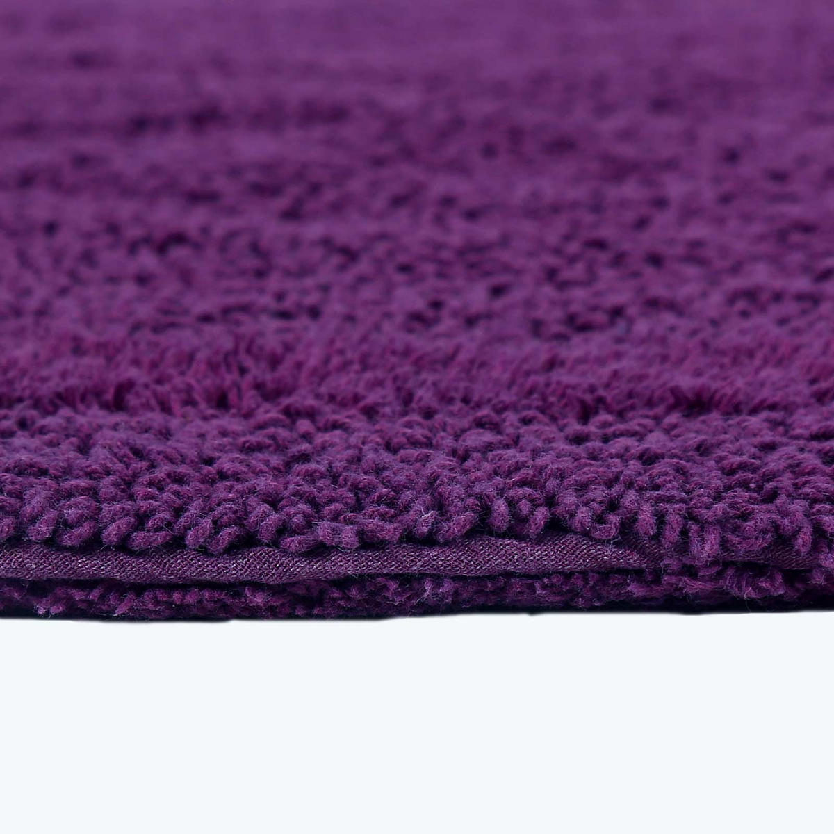 BADGARNITUR 2-teilig, Badematte & WC-Vorleger, wendbar - Lila, Textil (50/80cm) - Homescapes