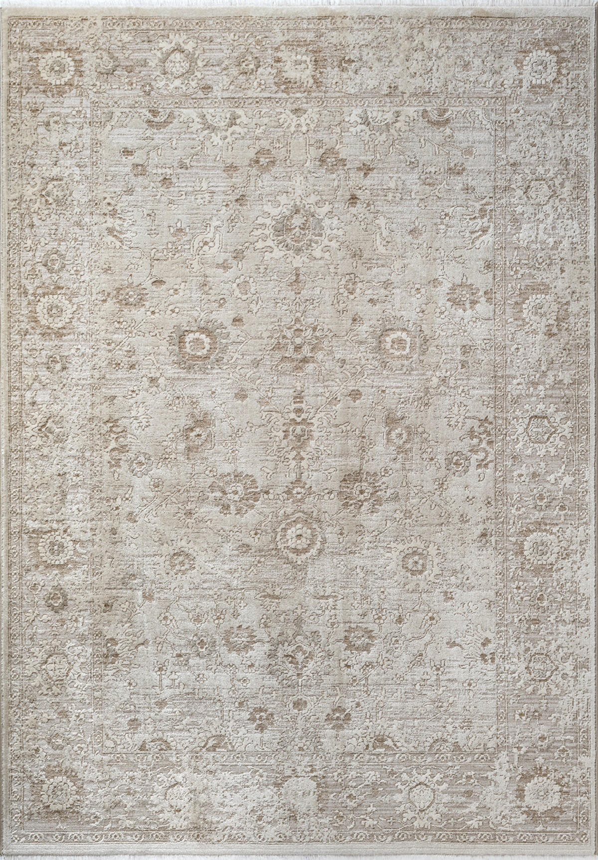 KURZFLORTEPPICH Orientalisch SCRIVIA Polypropylen Beige 160 x 230 cm - Beige, Textil (160/230cm) - KADIMA DESIGN
