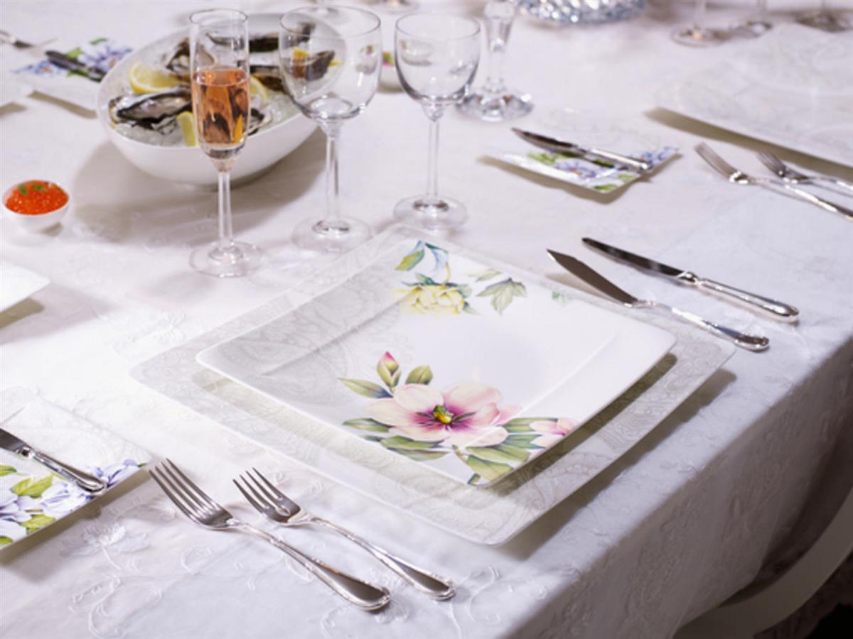 FISCHBESTECK Kreuzband Septfontaines silber 6er Set - Silberfarben, Metall - Villeroy & Boch
