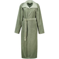 BADEMÄNTEL DAMEN STEHKRAGEN ANDORRA DETOX GREEN/EUKALYPTUS - 0002 - Grün, Textil (Lnull) - Vossen