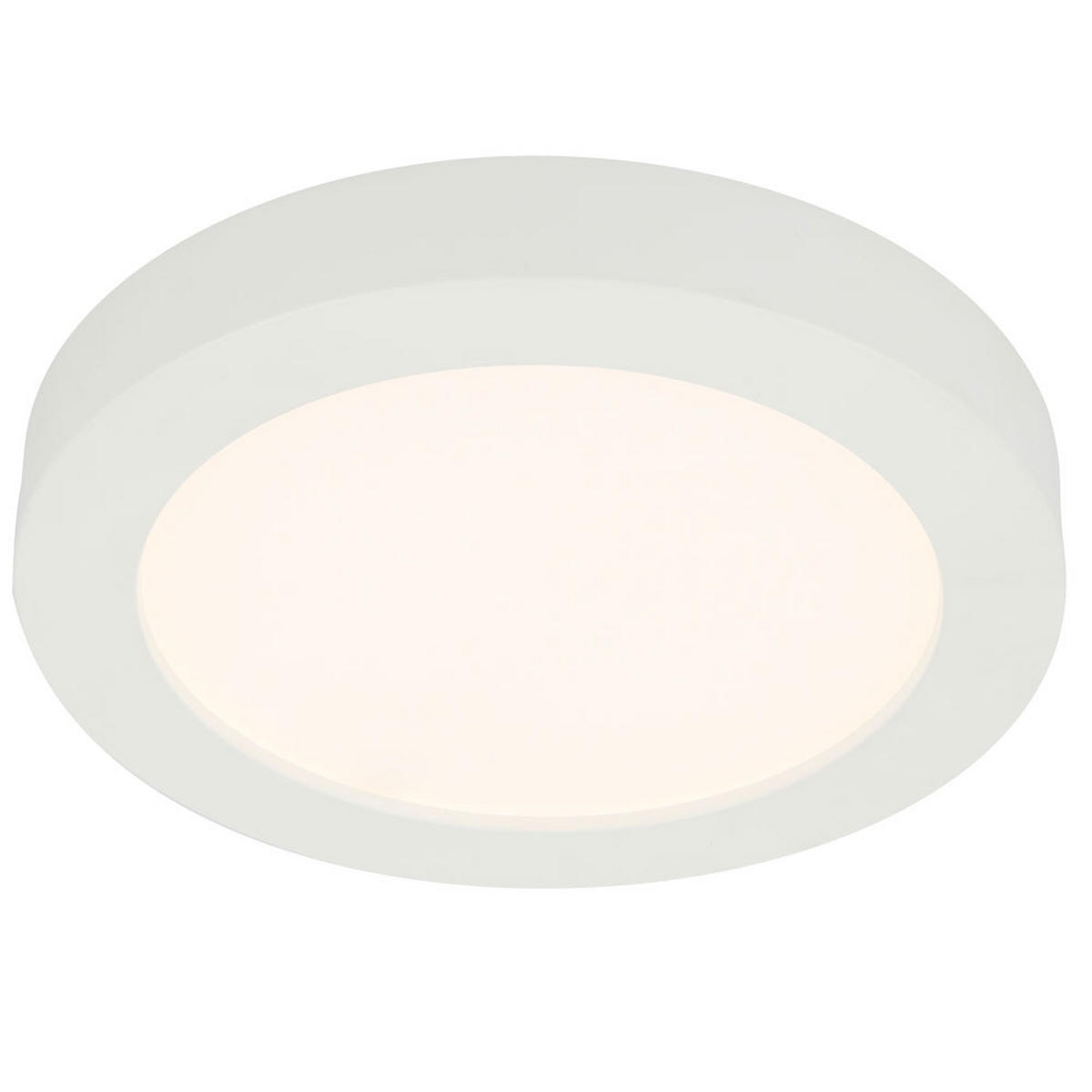 LED DECKENLEUCHTE Paula Weiß Kunststoff - Weiß, Kunststoff (24.5/24.5/3.5cm)