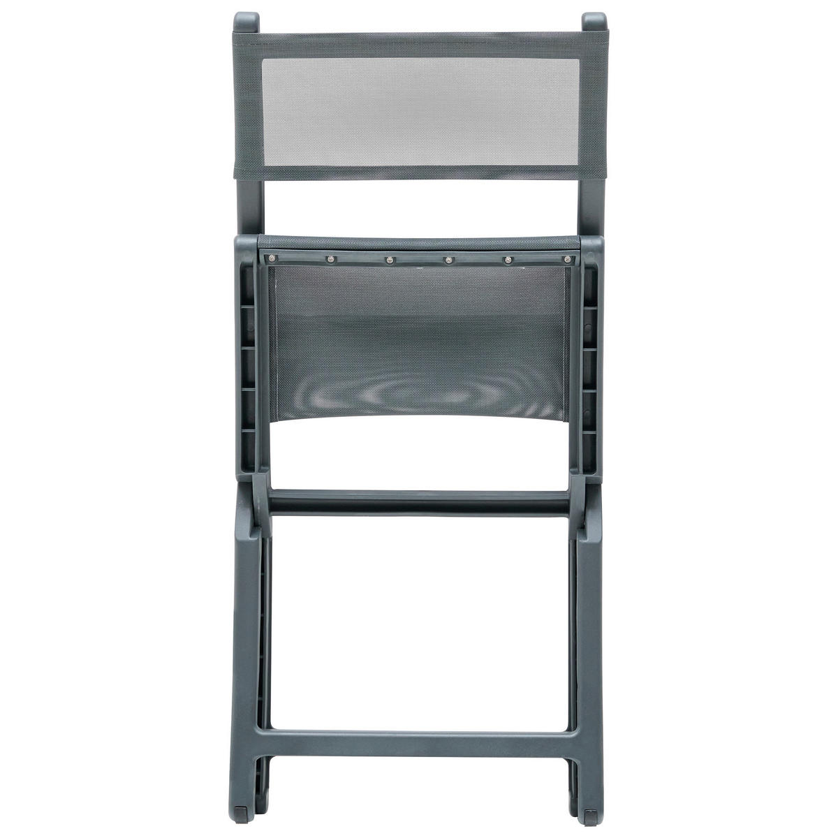 GARTENSTUHL 4er-Set Dunkelgrau Talca - Dunkelgrau, Kunststoff (45/83/53cm) - Beliani