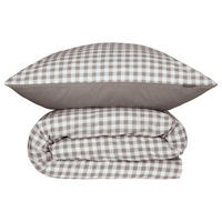 BETTWÄSCHESET Vichy - Renforcé - 2-teilig - 135 x 200 cm - Grau - Grau, Textil (135/200cm) - SCHIESSER
