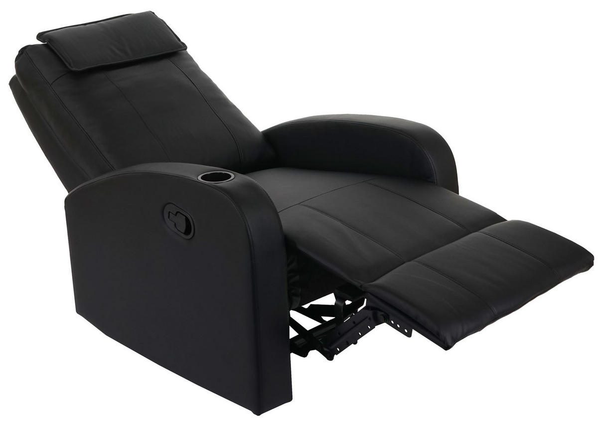 RELAXSESSEL Schwarz - Schwarz, Textil (76/99/96cm) - MCW