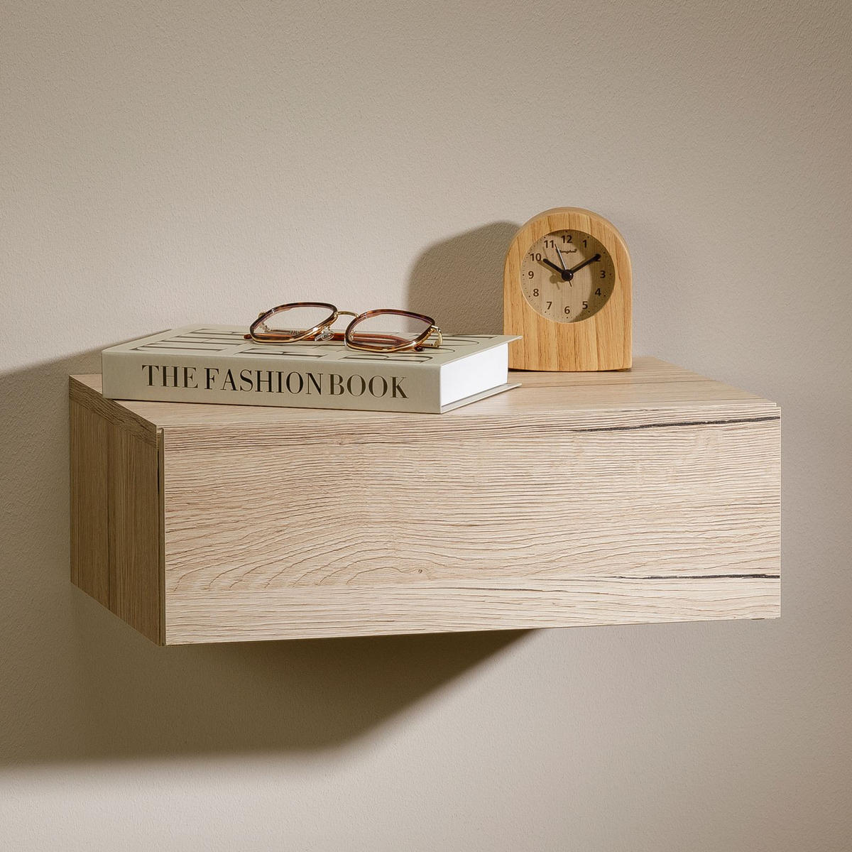 NACHTTISCH ANNE hängend - Eiche San Remo, Holzwerkstoff (42/14/30cm) - CARO-Möbel