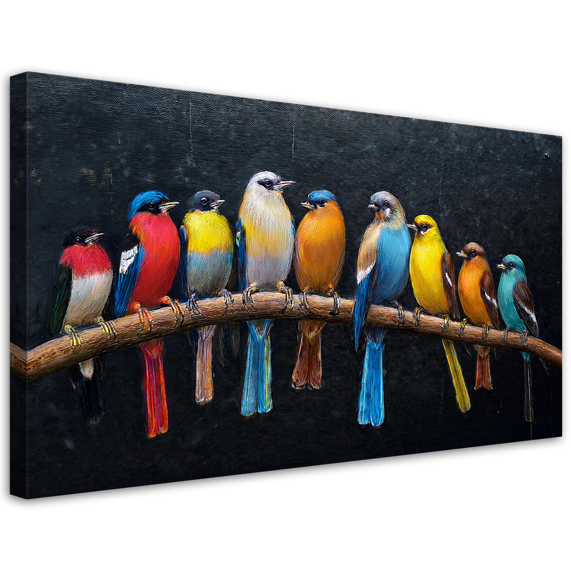 Feeby Wandbild Mehrfarbig 120x60 cm