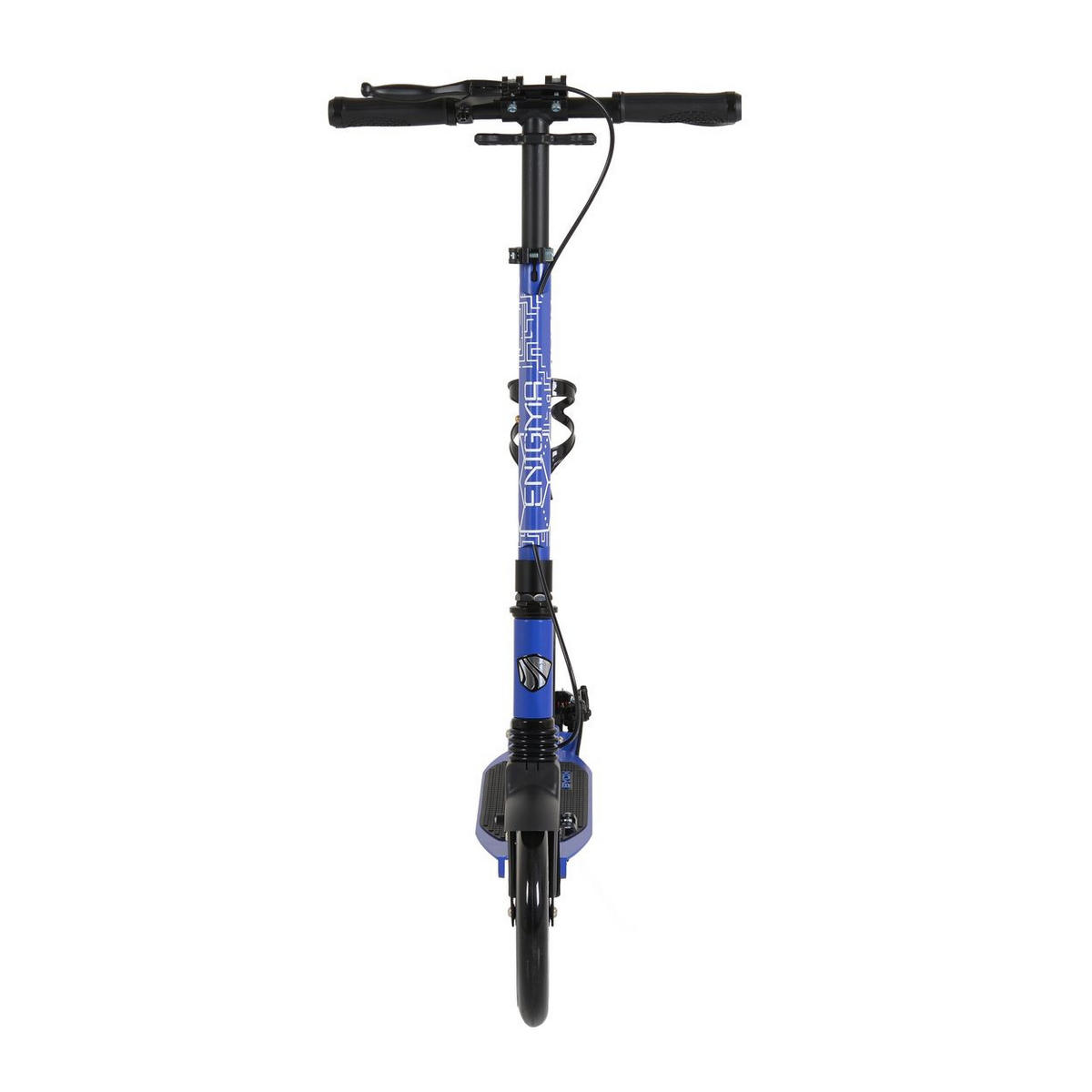 KINDERROLLER Enigma PU-Räder blau klappbar Ständer Getränkehalter Handbremse - Blau, Metall (90/40/100cm)