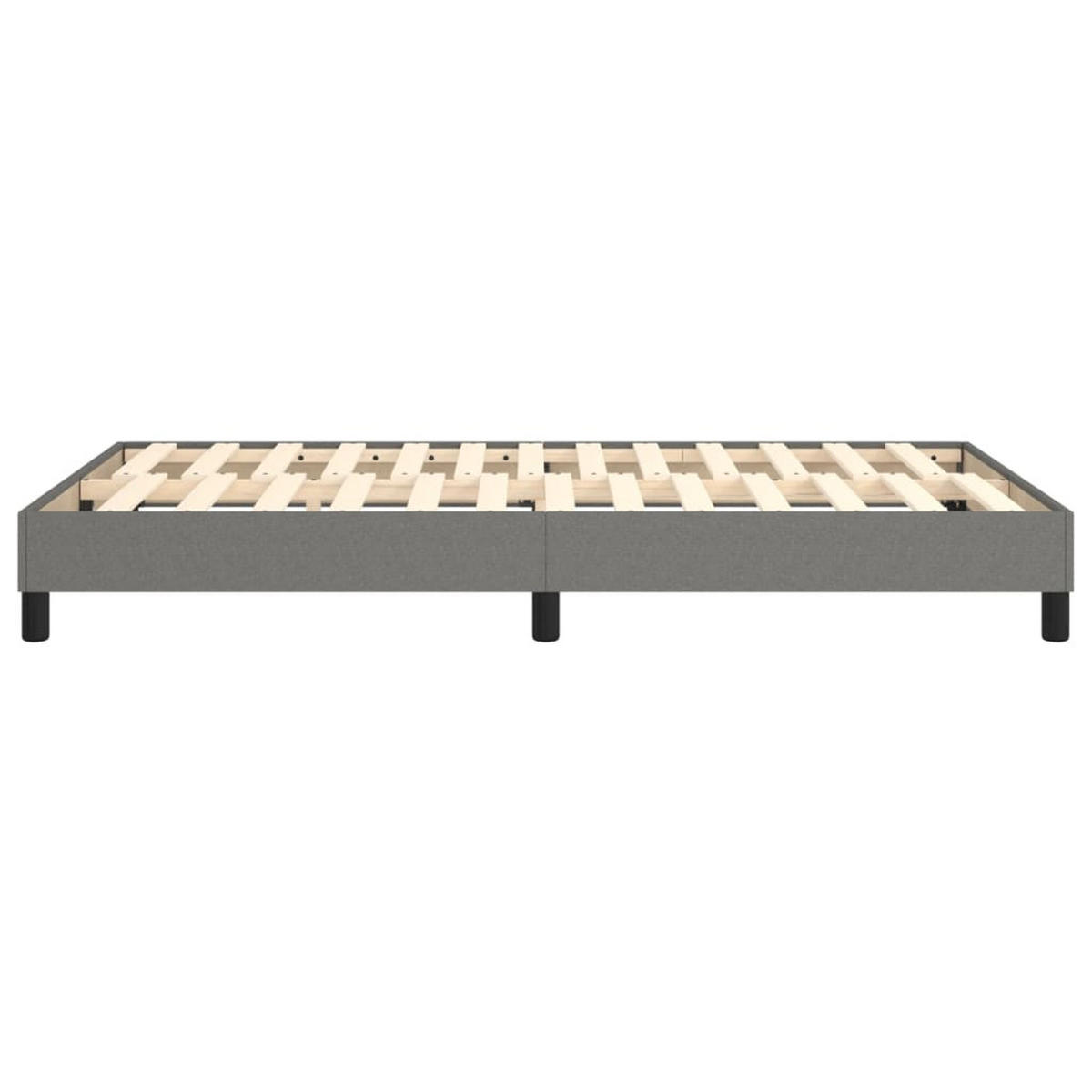 POLSTERBETT Quinlan 120/203 cm - Grau, Holzwerkstoff (120/200cm) - Nettlife