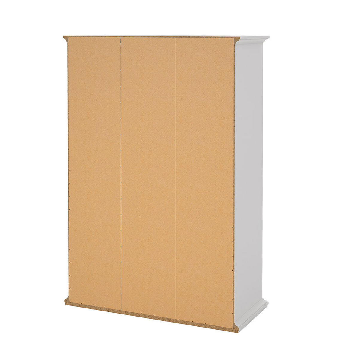 KLEIDERSCHRANK Venedig Weiß 139/61/201 cm - Weiß, Holzwerkstoff (139/201/61cm) - ebuy24