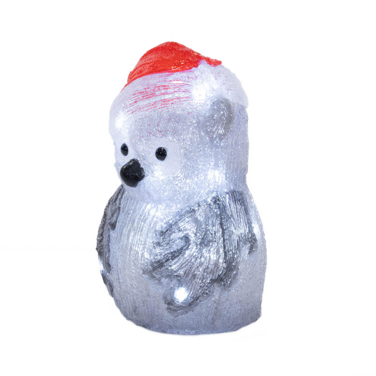 WEIHNACHTSDEKORATION Eule 24,7 cm - Multicolor, Kunststoff (14.5/24.7/17.5cm) - Fééric Lights and Christmas