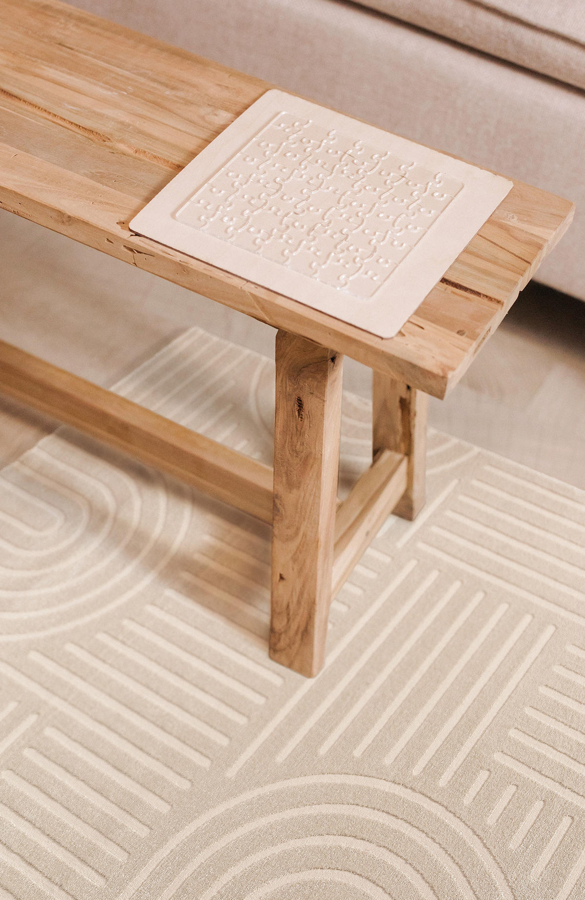 BOHO-TEPPICH Weiß 200x290 cm - Weiß, Textil (200/290cm) - Tesso Living