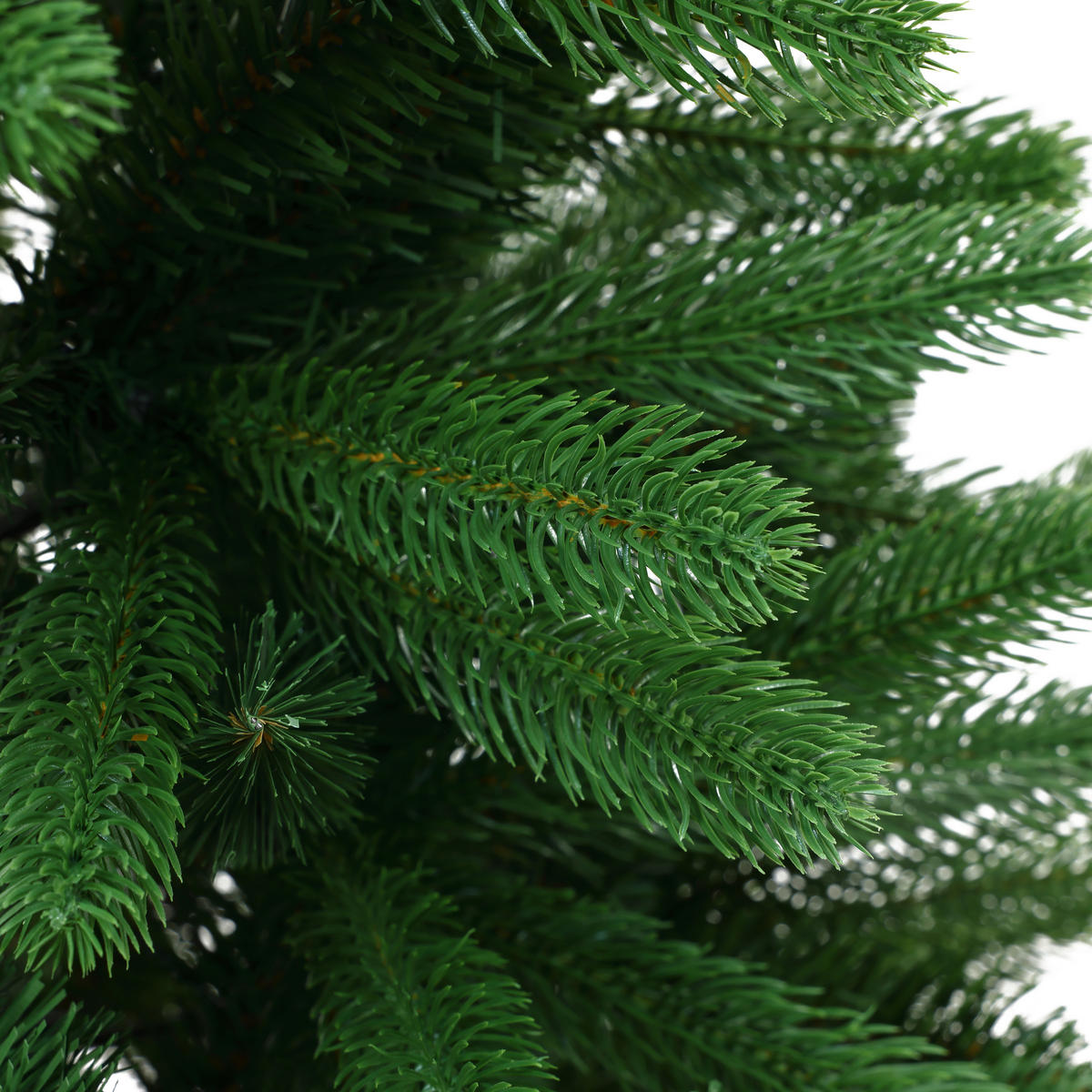 KÜNSTLICHER Weihnachtsbaum 155 cm mit Pflanzkübel in Bronze-Optik - Grün, Kunststoff (155cm) - Hometopia