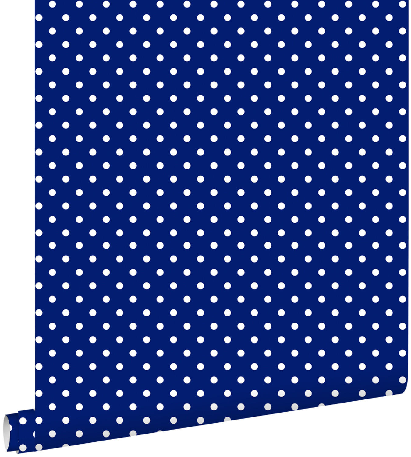 TAPETE Punkte 53 cm x 10.05 m - Blau, Papier (53/0.1cm) - ESTAhome