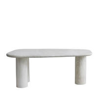 ESSTISCH - Esstisch für 6 Personen in Travertinoptik - Beige - Beige, Stein (90/180/76cm) - Drawer
