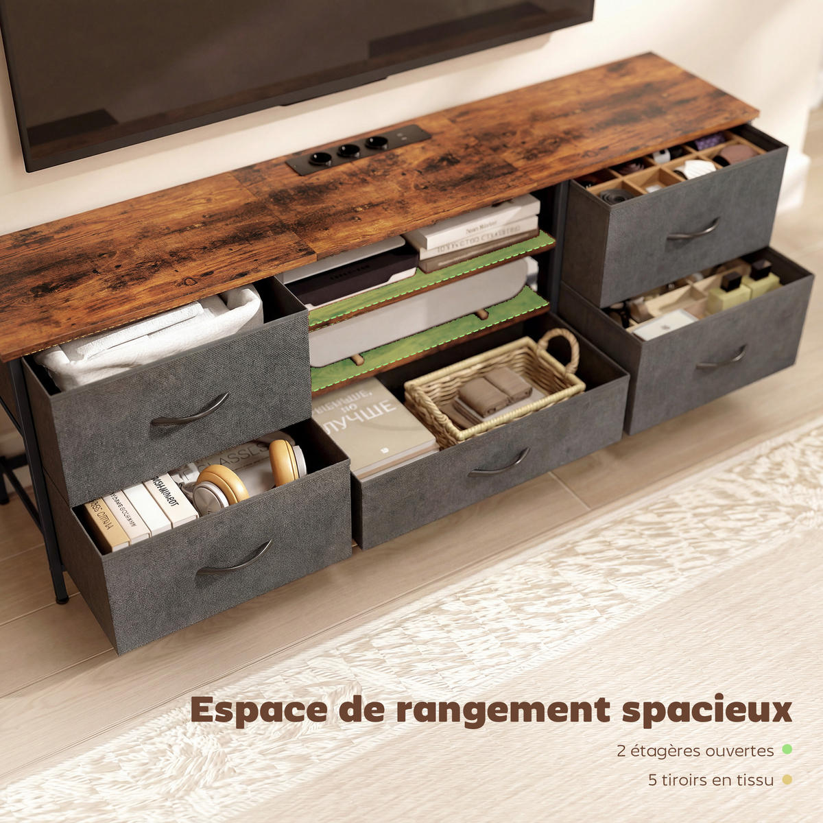 LOWBOARD DE-16153 140/30/50 cm Braun - Braun, Holzwerkstoff (140/50/30cm) - ComfortXL