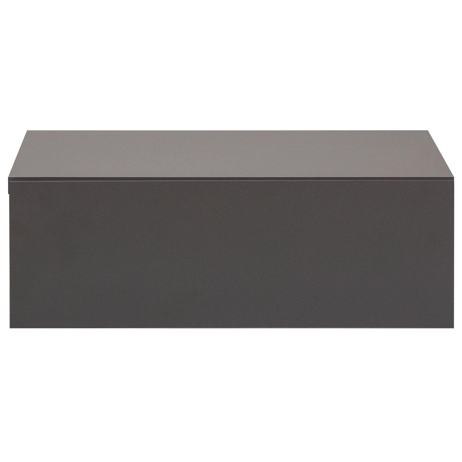 HÄNGENDER NACHTTISCH ANNE - Grau, Holzwerkstoff (42/14/30cm) - CARO-Möbel