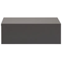 HÄNGENDER NACHTTISCH ANNE - Grau, Holzwerkstoff (42/14/30cm) - CARO-Möbel