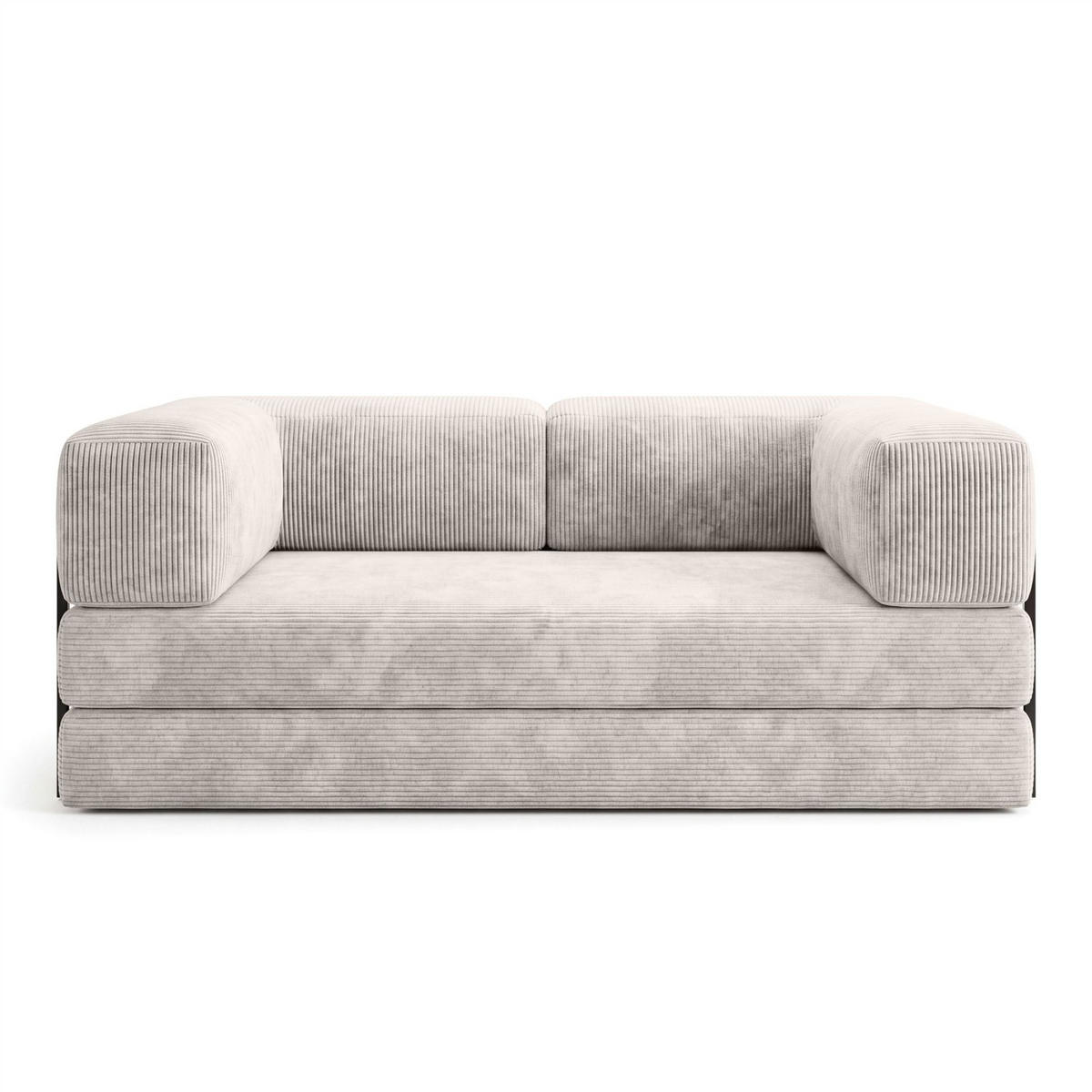 SCHLAFSOFA Danny - Weiß, Holzwerkstoff/Textil (200/70/100cm) - Fun Möbel
