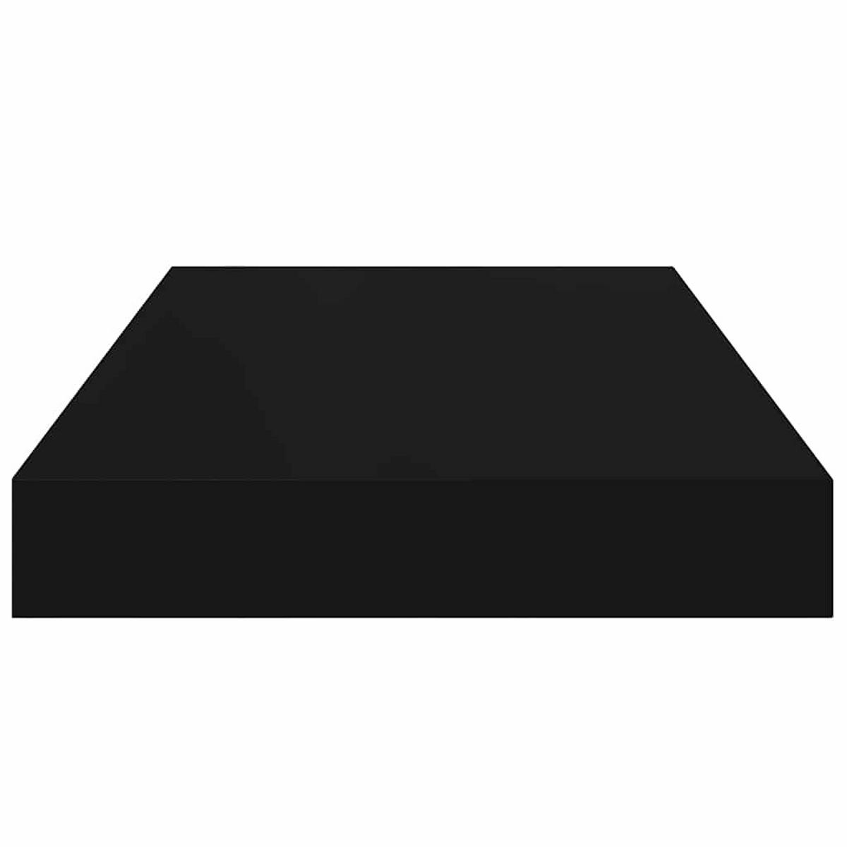 WANDBOARD 40/23/3,8 cm aus Mdf Schwarz - Schwarz, Holzwerkstoff (40/3.8/23cm) - vidaXL