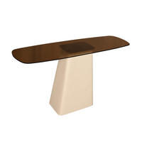 ESSTISCH rechteckig aus Metall 140x40x76cm, créme - Creme, Metall (40/140/76cm) - Livingfurn