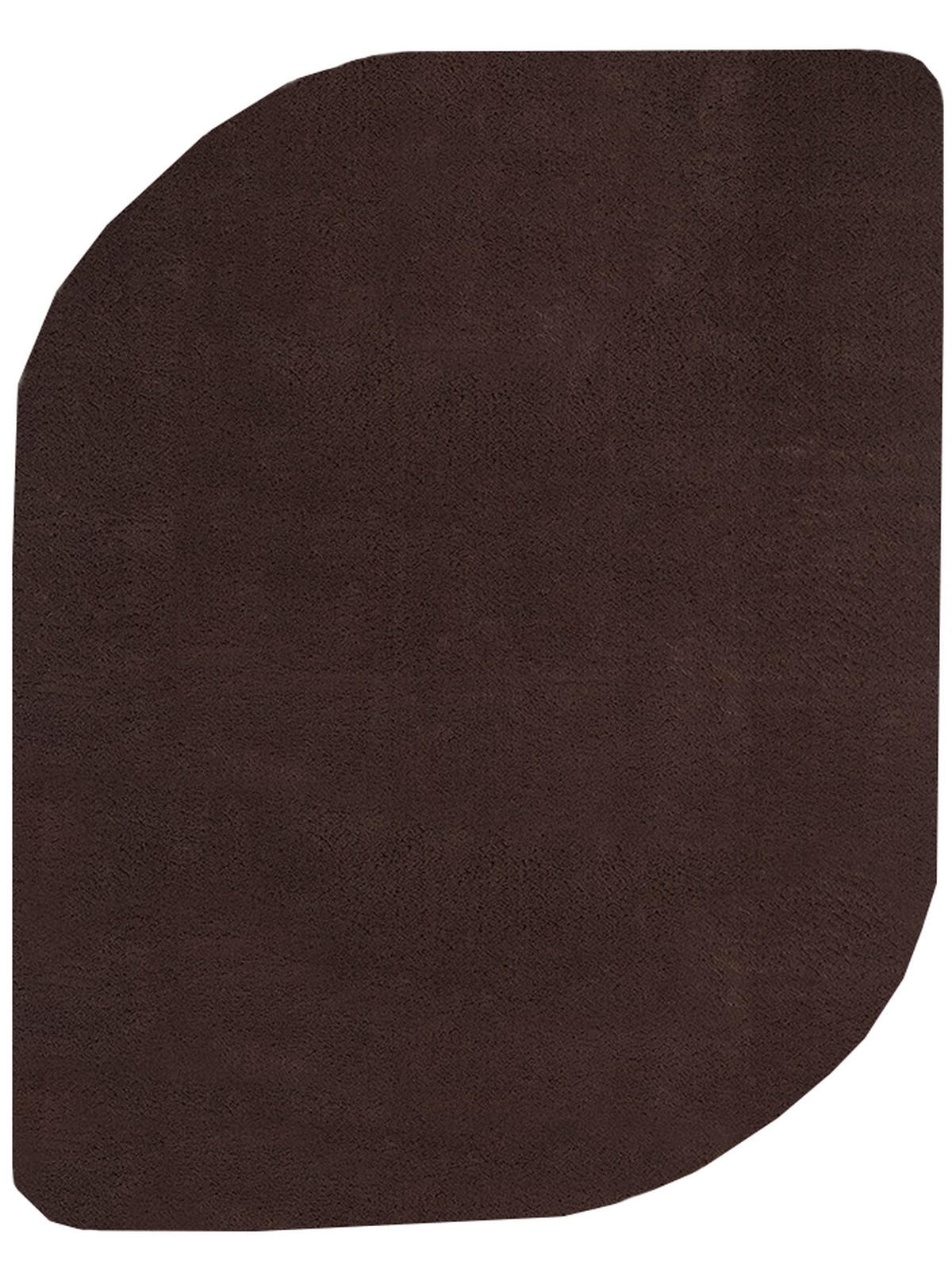 HOCHFLORTEPPICH Antirutsch Uni TIRSO Polyester Braun 120 x 160 cm - Braun, Textil (120/160cm) - KADIMA DESIGN