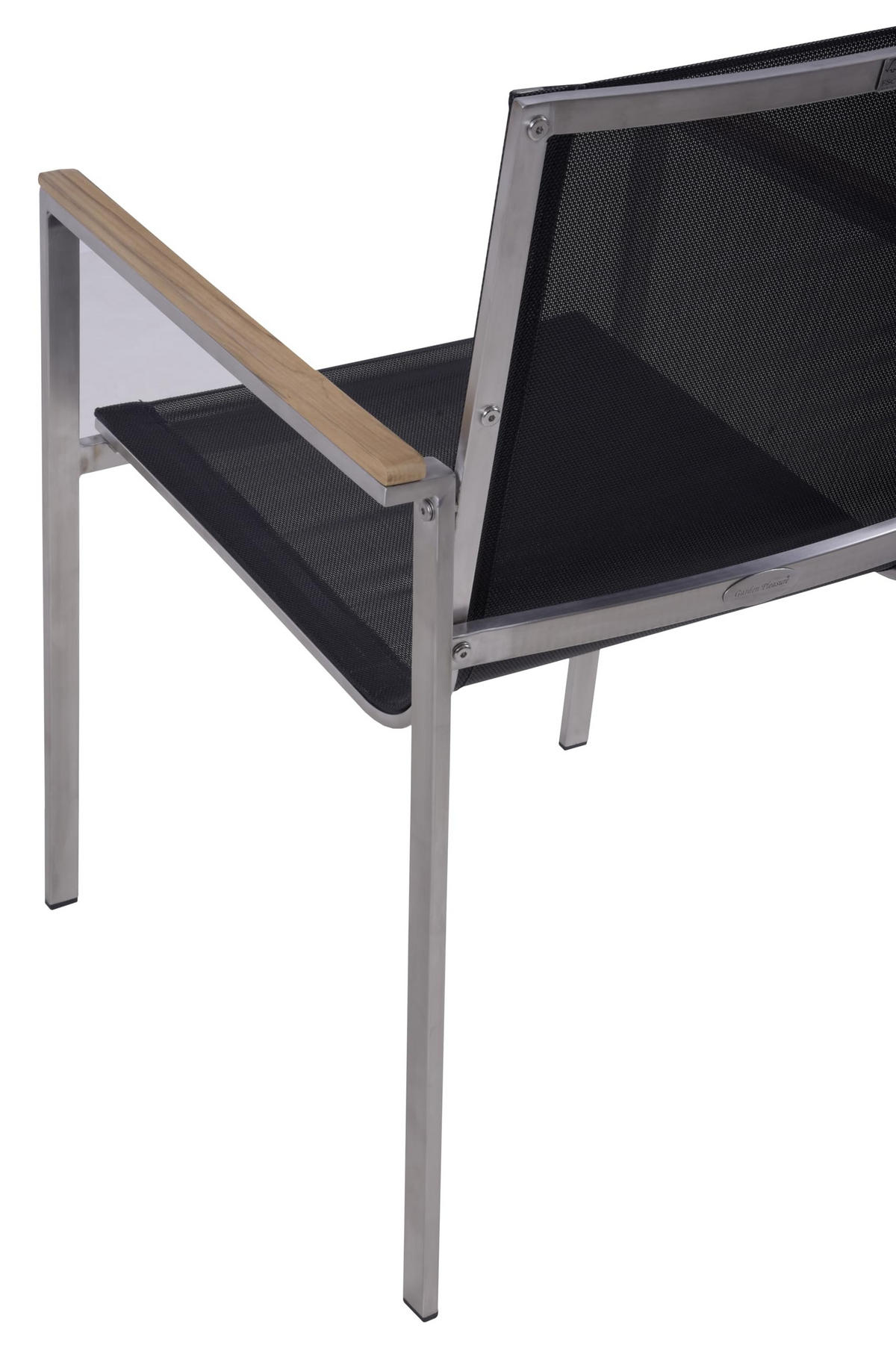 GARTEN-SITZGRUPPE Paul 5-teilig Tisch Hochlehner Dunkelgrau Gartenmöbel-Set - Dunkelgrau, Holz - DELUKE