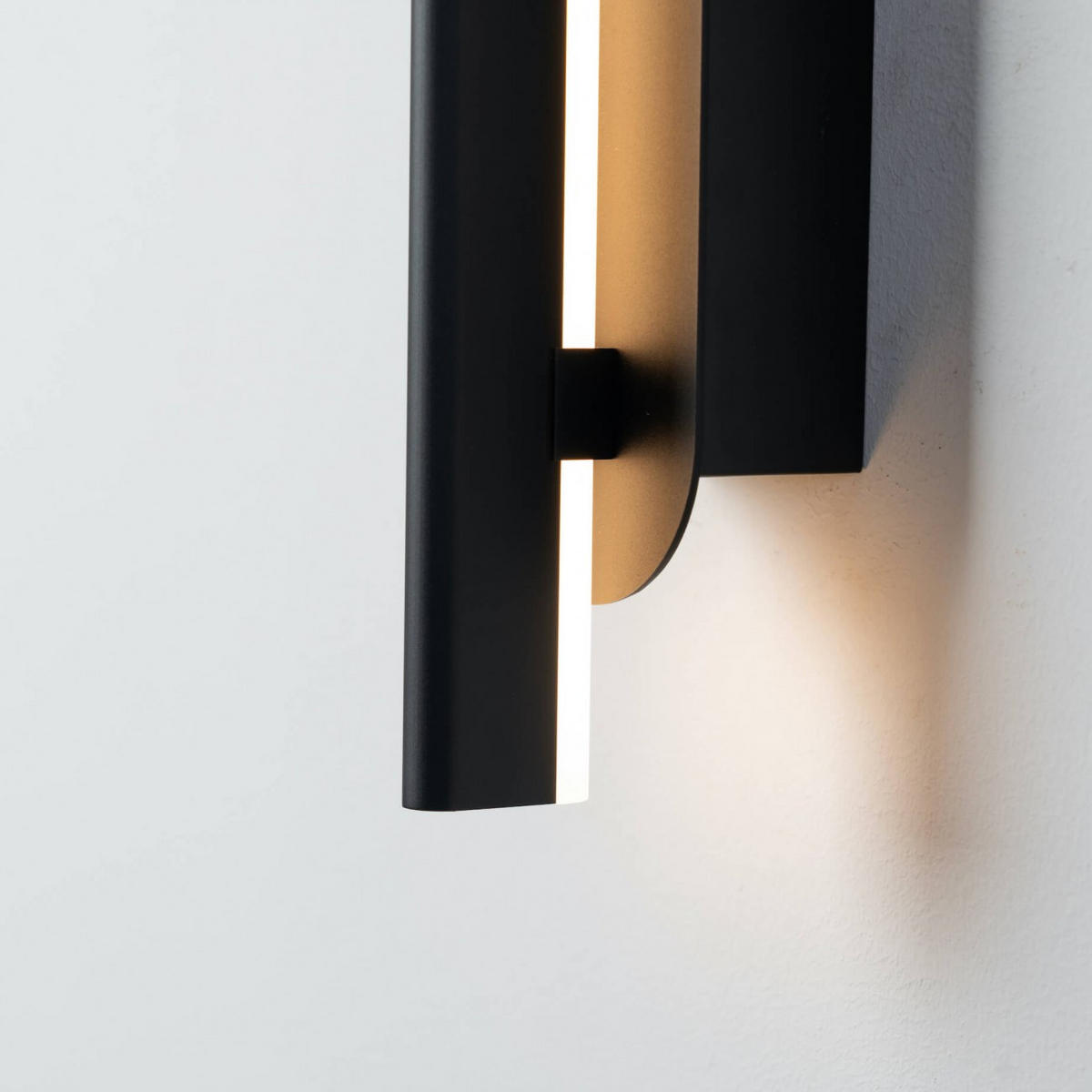 WANDLEUCHTE Taranto, Schwarz, 60cm - Schwarz, Metall (6/60/8cm) - KOSILUM