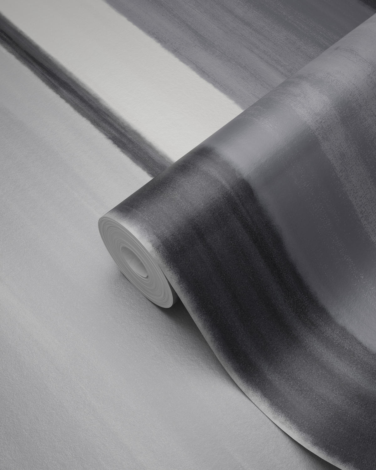 TAPETE Streifen 53 cm x 10.05 m - Schwarz, Papier (53/1000cm) - Origin Wallcoverings