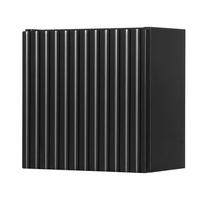 BAD-HÄNGESCHRANK Skelbolu - Schwarz, Holzwerkstoff (30/30/19cm) - [en.casa]