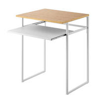 BEISTELLTISCH Tower weiß 45/53/68 cm - Weiß, Metall (45/53/66cm) - Yamazaki